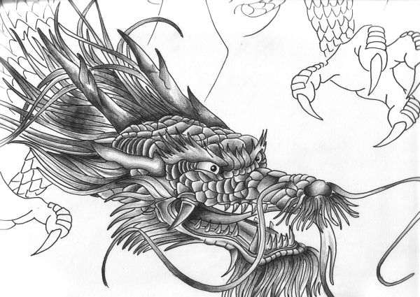 chinese dragon tattoo. Tattoo Ideas middot; dragon-tattoo
