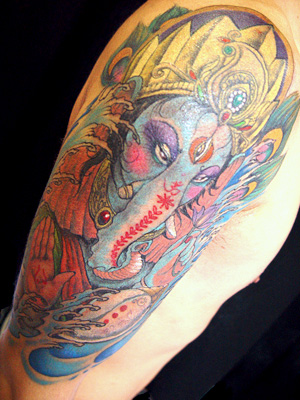elephant tattoo. Tattoo Ideas