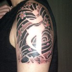 tetsuo-tattoo-arm-flower